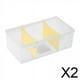 thumbnail image 1 of Organizador de contenedores para tarjetas,Caja de almacenamiento para cartas coleccionables Organizador transparente,Caja de almacenamiento para tarjetas Estuche para naipes con divisores,Caja, 1 of 8