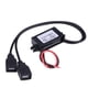 thumbnail image 5 of Adaptador De Cargador USB Dual Negro De De 12 V A 5 V Para Carga De Teléfono De Motocicleta De Coche, Módulo Convertidor De Adaptador De Cargador USB Para Carga De Teléfono, 5 of 7