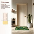 thumbnail image 3 of ODIKA 6'x9' Machine Washable Non-Slip Area Rug, Tropical Canopy Verdant Leaf Artistic Floor Covering High Traffic Rug, Green, 281808, 3 of 7