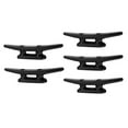 thumbnail image 3 of 5Pcs Durable Yacht Deck Dock Rope Cleat / Deck Cleats 4" in Black, 3 of 10