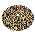 thumbnail image 5 of Cauagu 48" Christmas Tree Skirt Leopard Print Pattern Christmas Tree Decorations Tree Mat for Xmas Decorations Occasion Holiday Home Decor -48", 5 of 7