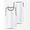 White, variant on Kids Mesh Training Vest Youth Soccer Scrimmage Pinnies Team Sports Bibs for Children Outdoor Activities Training Camp Events 5-12 Years Yellow