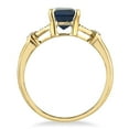 thumbnail image 2 of SZUL Women's 1.60 Carat Sapphire and Diamond Ring in 10K Yellow Gold, 2 of 3