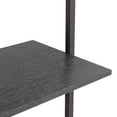 thumbnail image 2 of vidaXL 5-Tier Leaning Shelf Black 25.2"x13.8"x72.8", 2 of 23