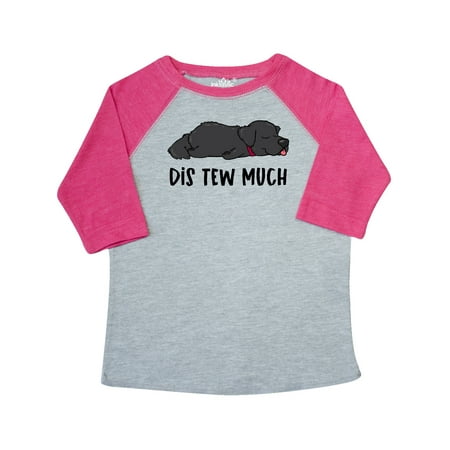 

Inktastic Napping Dis Tew Much Flat-Coated Retriever Gift Toddler Boy or Toddler Girl T-Shirt