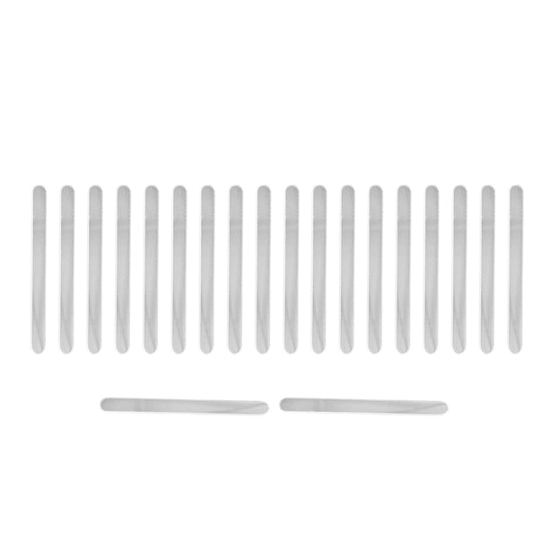 20 Palitos De Helado Reutilizables Para Cocina, Manualidades, Transparente Sunnimix Palitos de torta