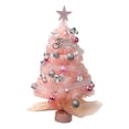 thumbnail image 1 of Christmas Tree Pink Artificial Christmas Tree With Lights Including Christmas Decorations Flocking Perfect Christmas Decorations For Home, 1 of 2