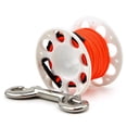 thumbnail image 1 of Diving Spool Reel with Double-ended Bolt Clip Plastic Snorkeling Finger Spool Scuba Dive Reel, 1 of 8
