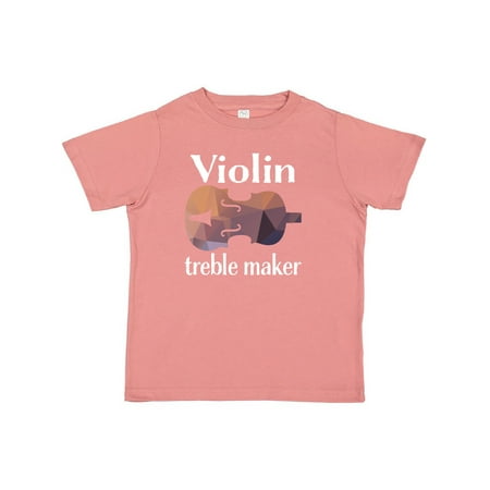 

Inktastic Violin Treble Maker Funny Violinist Music Gift Gift Toddler Boy or Toddler Girl T-Shirt