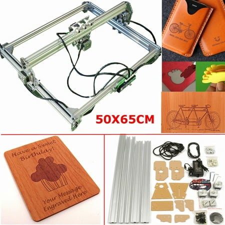 50x65cm Desktop Laser Engraving Cutting Machine Engraver Frame Motor Printer DIY 
