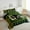 Dark Green, variant on Erosebridal 3D Rugby Print Comforter Sets Twin Size, American Football City Comforters & Duvets, Sports Theme Decor, Reversible
