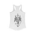 thumbnail image 2 of Women's Racerback Slim Fit Tank Top Lilith Goth Witch Pagan Star T-Shirt, 2 of 2
