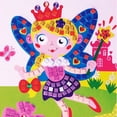 thumbnail image 4 of Mosaico de cristal 3D pegatina artística de princesa y mariposas juego Ehuebsd artesanal, 4 of 6