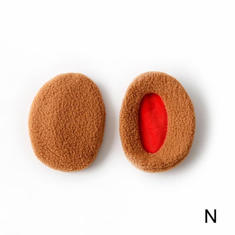 1 Pair Bandless Fleece Ear Muffs For Men Women Winter Earmuffs Ourdoor