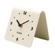 thumbnail image 2 of Reloj de mesa decorativo de metal con números arábigos nórdicos simples, reloj de escritorio para Blanco, 2 of 9