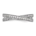 thumbnail image 4 of 14K White Gold Ring Band Wedding Diamond Round , Size 6, 4 of 7