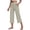 22# Beige, variant on Capri Pants for Women Wide Leg Yoga Cropped Pants with Pockets Loose Casual Summer Pant Navy XL