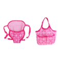 thumbnail image 1 of 2pcs Bolso Grande Del Hombro de La Muñeca Y El Portador Del Bolso para La Muñeca Americana de 18 Pulgadas Accesorio Rosado Baoblaze Bolsas de muñecas para muñecas de 18 pulgadas, 1 of 8