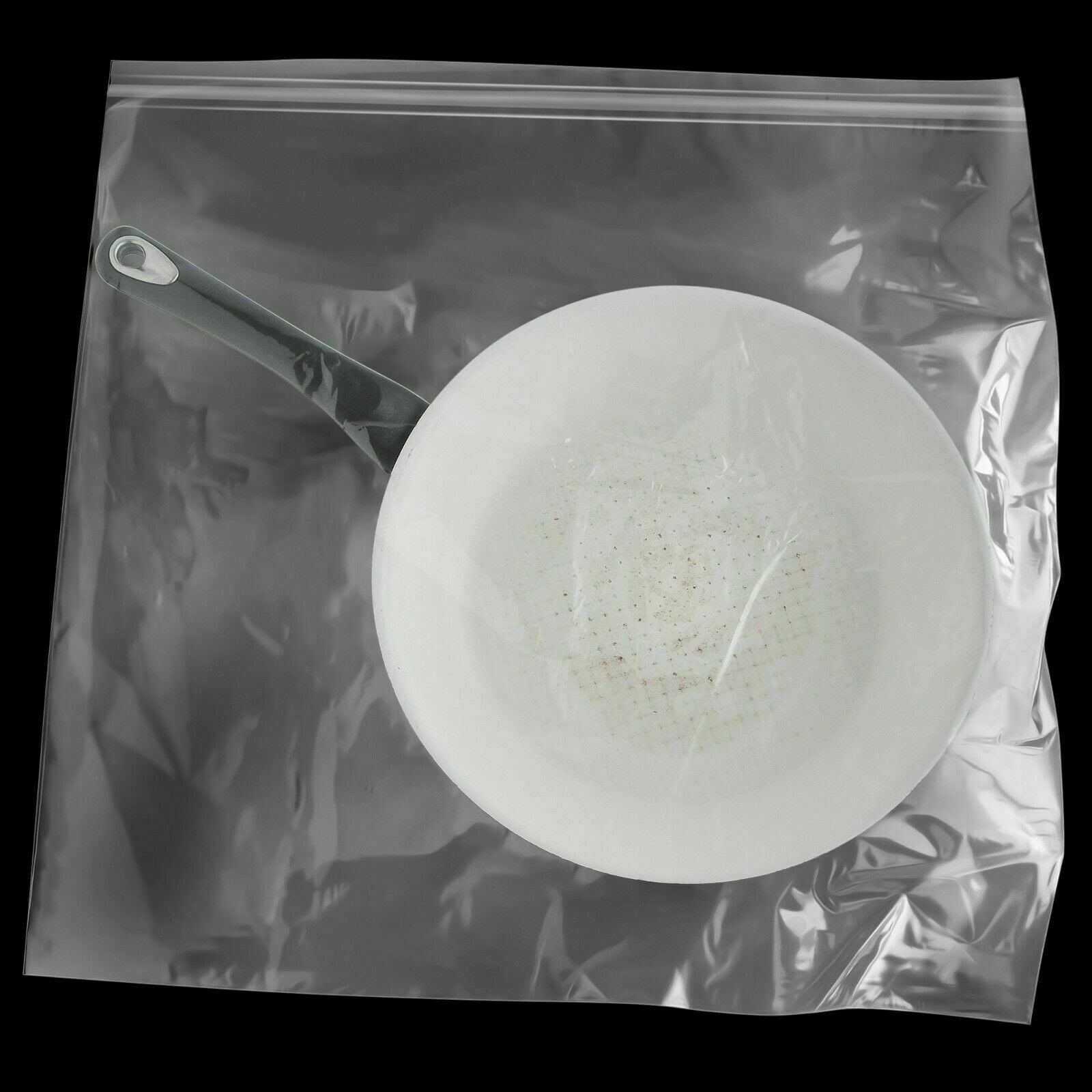 2500 Pcs Clear Reclosable Poly Bags 24" x 24" 4 Mil Top Seal Resealable