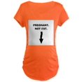 thumbnail image 1 of CafePress - Pregnant. Not Fat. Maternity T Shirt - Maternity Dark T-Shirt, 1 of 1