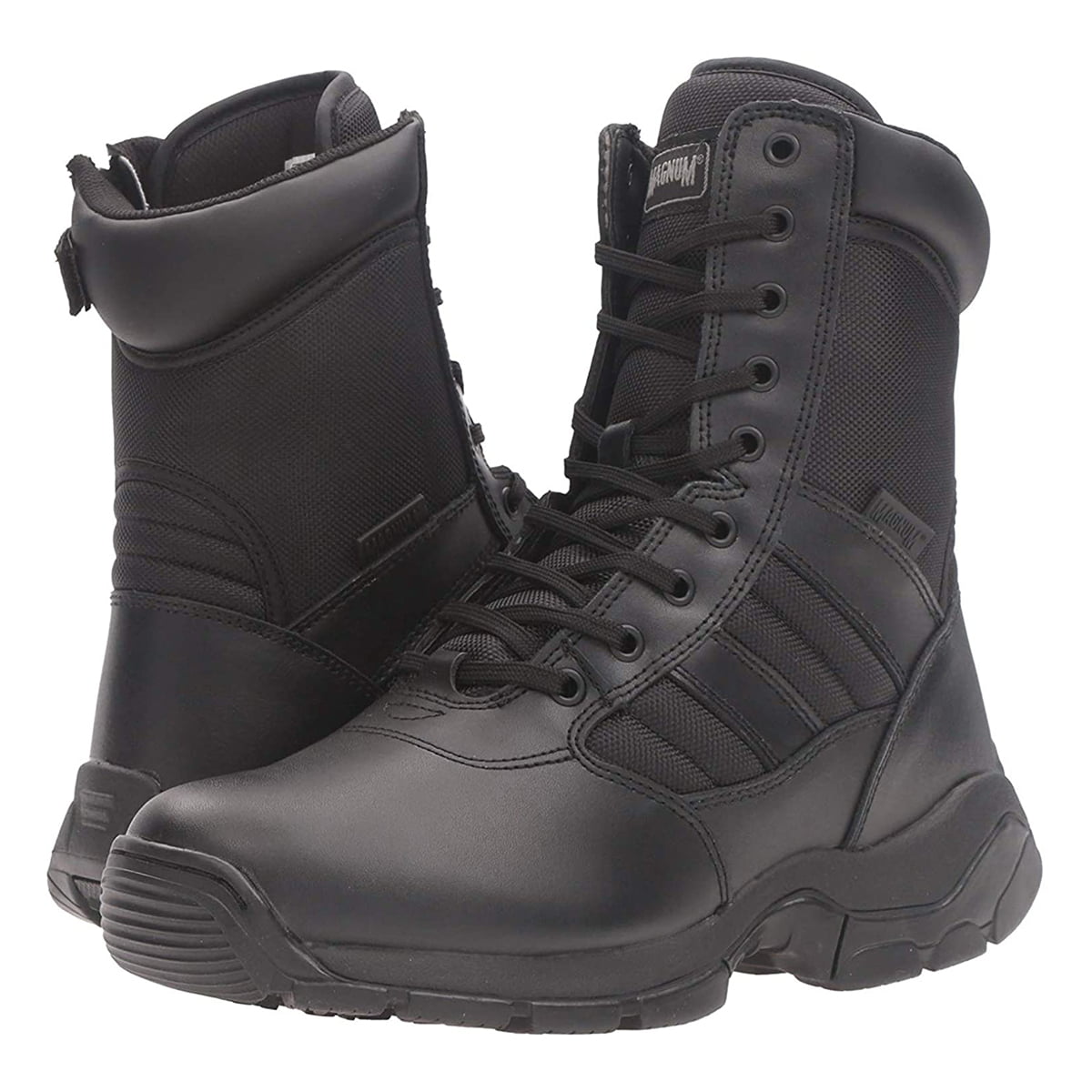 MAGNUM Panther 8.0 SB black leather/mesh steel toe combat safety boot