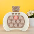 thumbnail image 1 of Push Pop Game Machine Light-Up Electric Push Pop Toy with 4 Playing Modes Battery Powered Portable Squeeze Bubble Sensory Toy Decompression Toy for Kids Teenagers Adults, 1 of 10