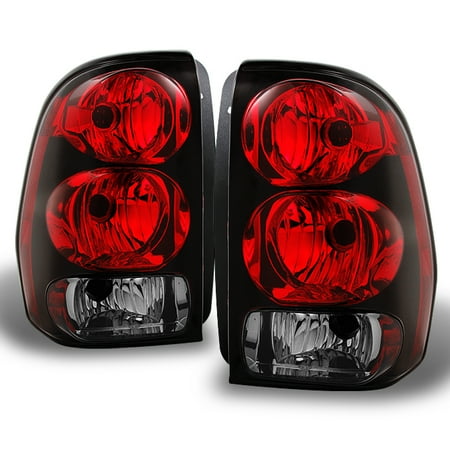 Chevy Trailblazer Tail Light Lamp - Fit 02-09 Chevy Trailblazer Red Clear Taillights Brake Lamps Replacement