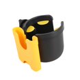 thumbnail image 1 of Portavasos Portátil Perfecl para Cochecito con Soporte para Teléfono Amarillo, 1 of 8