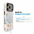 thumbnail image 2 of SKLYDDI Funda para iPhone 12 Pro Estilo Floral Rosa, Compatible con MagSafe, 2 of 7
