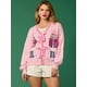 thumbnail image 4 of Suéteres de mujer de otoño e invierno con diseño de Cascanueces de Navidad, cárdigan de punto de manga larga informal, camisetas básicas, ropa de moda, 4 of 5