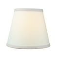 thumbnail image 3 of 5x8x7 Empire Linen Edison Clip-On Lamp Shade Light Oatmeal Linen Fabric, 3 of 5