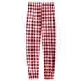 thumbnail image 2 of CONFREE Pajama Pants for Men Oversized Pj Pants for Men Plaid Lounge Bottoms Elastic Waist Sleepwear With Pockets, 2 of 4