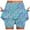 Blue, variant on ibiyuan Skirts For Women Skorts for Woman with Pockets Golf Tennis Athletic Skort with Shorts Underneath Tummy Control Womens Skort Dressy Casual Black Skort
