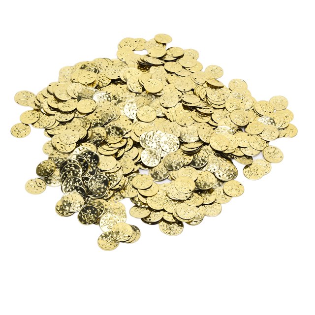 Metal Gold Coins, Stylish Simple Belly Dance Costume Beautiful Exquisite Strong Durable For Clothing Decoration