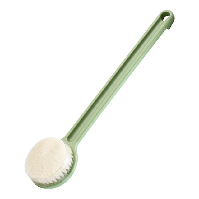 Xihbxyly Cepillo de Baño de Mango Largo, Cerdas Suaves de Nailon, Agarre Ergonómico, Exfolia La Espalda, Estimula La Circulación, Duradero E Higiénico, Apto para Ducha, Tamaño 36 × 8 × 3 Cm