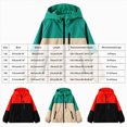 thumbnail image 2 of WXFAZCVU Boys Rain Jackets Kids Outdoor Lightweight Zipper Up Hoodie Jackets Hiking Coats Size 7-8 Years, 2 of 5