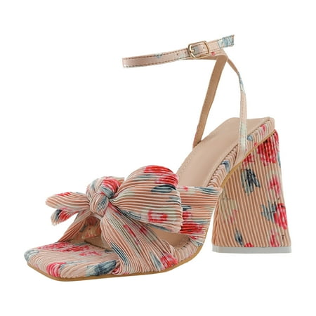 

zuwimk Wedge Sandals For Women Women s Low Two Piece Block Heel Dress Shoe Ladies Ankle Strap Pump Sandal Red