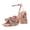 Watermelon Red, variant on Vedolay Ladies Sandals Sandals for Women Summer Wedge Closed Toe Braided Buckle Sandals,Gold 8
