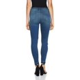 thumbnail image 2 of 1.STATE Womens Frayed-Detail Skinny Fit Jeans, Blue, 31 Regular, 2 of 2