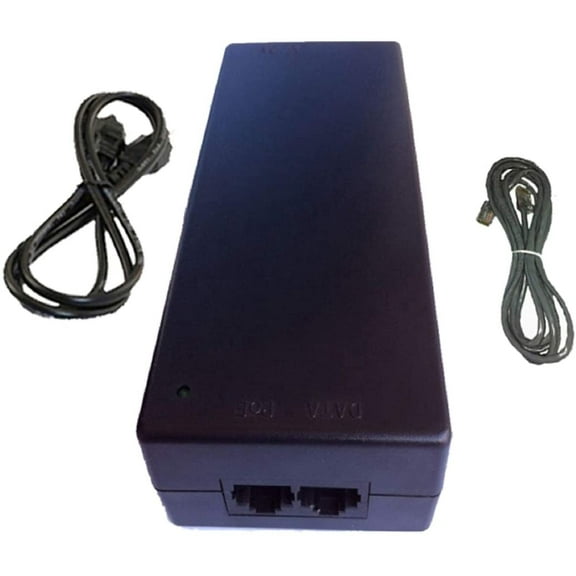 48V AC/DC Adapter for En-Genius EAP300 EAP350 Wireless N Access Point Repeater w/ POE Injector Power over Ethernet (PoE) Power Supply (for Two Internet Cables for Free)