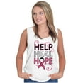 thumbnail image 4 of Help Heal Hope Breast Cancer Aware Tank Top Tee Shirt Women Brisco Brands S, 4 of 6