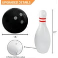 thumbnail image 3 of Vett Giant Inflatable Bowling Set for Kids & Adults, One 14 Inches Ball with Six 22 Inches Pins, 3 of 5