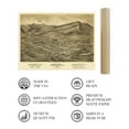 thumbnail image 4 of 1875 Helena Montana Map Poster - Vintage Map of Helena Montana Wall Art - Historic Helena MT Poster - Old Helena Montana Map - Bird's Eye View of Helena Montana, 4 of 8