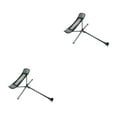 thumbnail image 1 of stanreset 1/2/3 Chaise Pliante d'Extérieur Tabouret Extensible Rétractable Repose-Pieds Pliable Lune Outils Pêche Camping Pique-Nique Repose-Pieds Gris 2 Pcs, 1 of 6