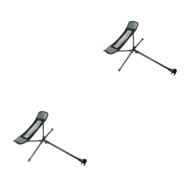Shengyu 1/2/3 Chaise Pliante d'Extérieur Inclinable Tabouret Extensible Rétractable Banc Chaises en Alliage d'Aluminium Repose-Pieds pour Pique-Nique Repose-Pieds Gris 2 Pcs