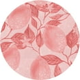 thumbnail image 1 of Ahgly Company Indoor Round Patterned Bean Red Area Rugs, 3' Round, 1 of 6
