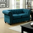 Nyssa Traditional Tufted Tuxedo Loveseat, Multiple Colors