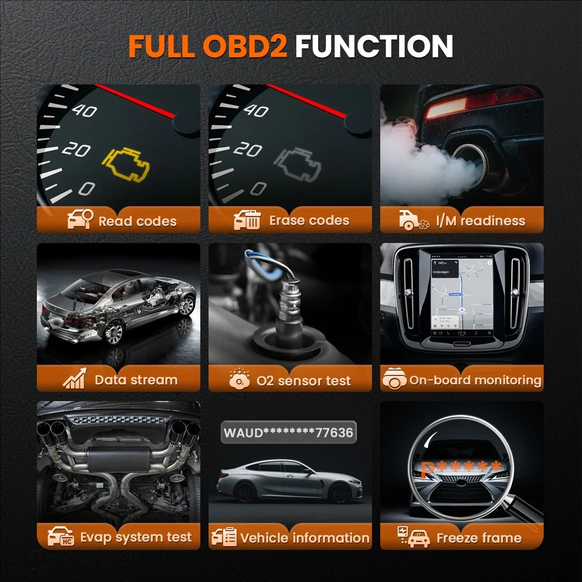 ANCEL V3 PRO Bi-directional OBD2 Scanner Car Diagnostic Tool with 10 Resets, ABS EPB TPMS Oil Reset, Active Test, CAN Protocol Support, All System Scan Tool Car Code Reader, Lifetime Free Update
