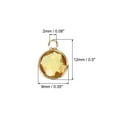 thumbnail image 2 of Crystal Birthstone Charm, November Pendants Drop Bead Yellow, for Jewelry Making, 10 Pack, 2 of 6