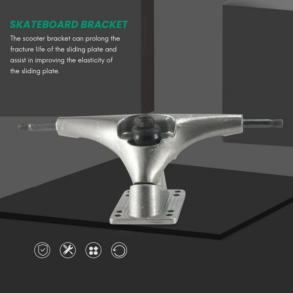 2Pcs 6.25Inch Silver Surf Skateboard Trucks Surf Skate Skateboard Truck Fish Board Long Board Steering Bracket